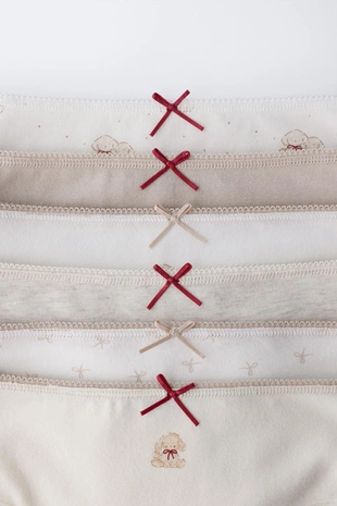 2–6 лет/ набор из шести трусов с принтом щенков- Заказать в России