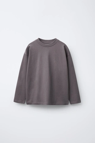 Купить Zara Базовая футболка MEDIUM WEIGHT