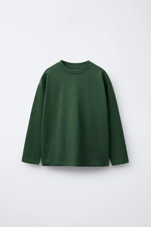 Купить Zara Базовая футболка MEDIUM WEIGHT