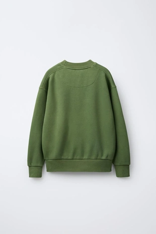 Green | 3854/805/500 - Zara Комплект из толстовки и брюк-джоггеров GARMENT DYE