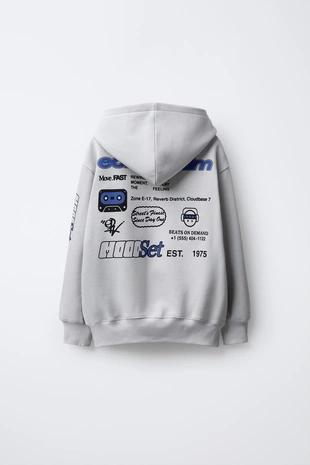 Купить Zara Худи с принтом