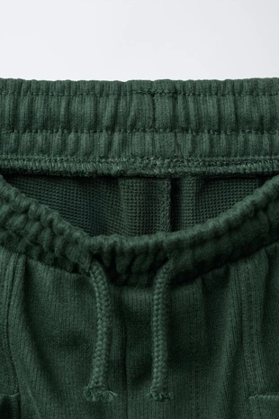 Dark green | 0722/966/529 - Zara Мягкие брюки-джоггеры