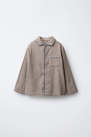 Купить Zara 3–6 лет/ фланелевая пижама в клетку виши