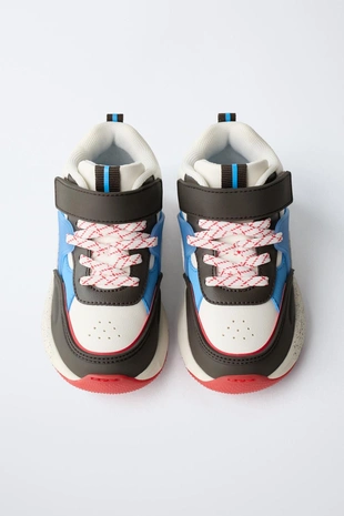 Высокие кроссовки из разных материалов- Заказать в России