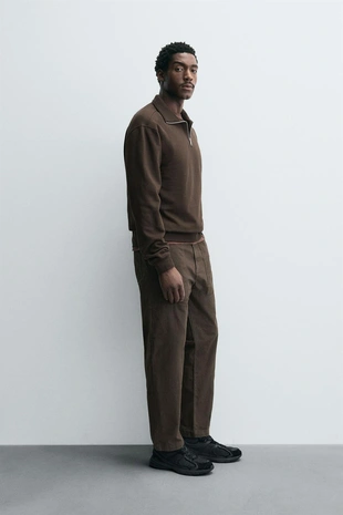 Базовая толстовка с воротником на молнии