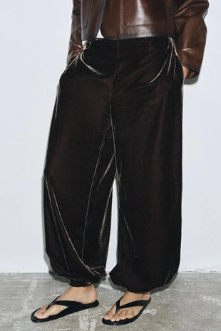 Бархатные брюки-галифе — ZW COLLECTION- Заказать в России