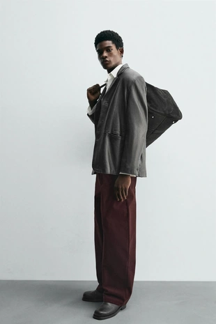 Брюки WIDE FIT с флокированием- Заказать в России