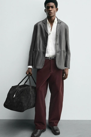 Брюки WIDE FIT с флокированием- Заказать в России