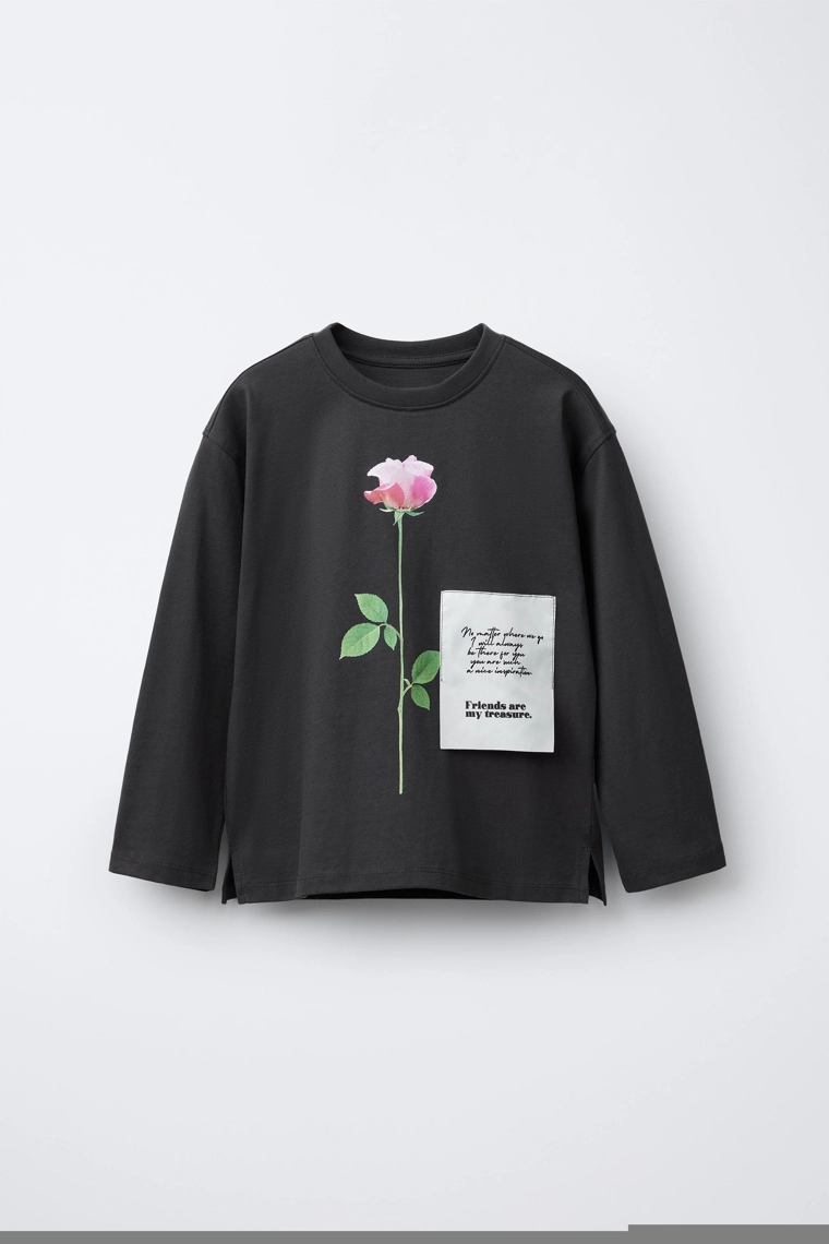 Футболка с балетной тематикой и фотопринтами