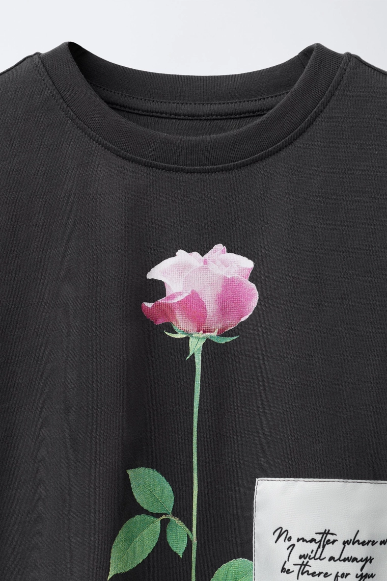 Футболка с балетной тематикой и фотопринтами