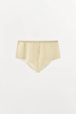 Мини-шорты из хлопка с пуговицами- Заказать в России