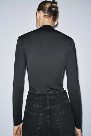 Black | 5039/494/800 - Zara Боди со сборками