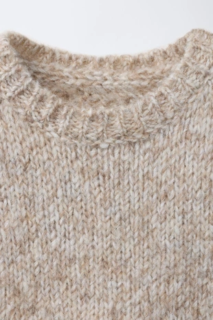 Tan marl | 5987/714/723 - Zara Трикотажный жилет