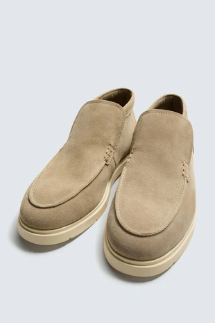 Повседневные кожаные ботинки- Заказать в России