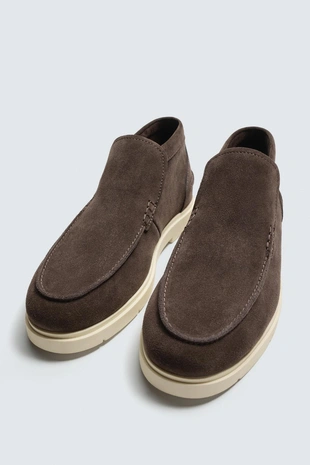 Повседневные кожаные ботинки