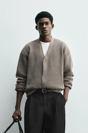 Купить Zara Кардиган платочной вязки