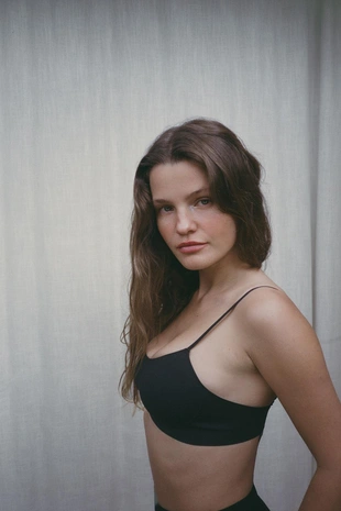 Black | 1758/606/800 - Zara Трусы-танга из вискозы