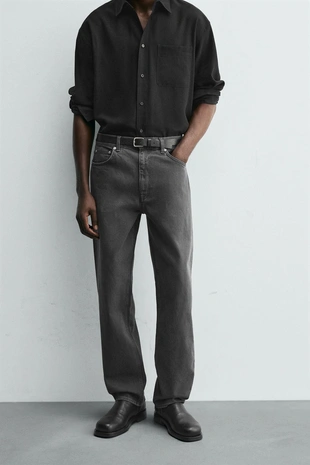 Купить Zara Джинсы RELAXED STRAIGHT FIT