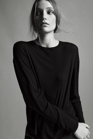 Футболка оверсайз из хлопка SUPIMA®- Заказать в России