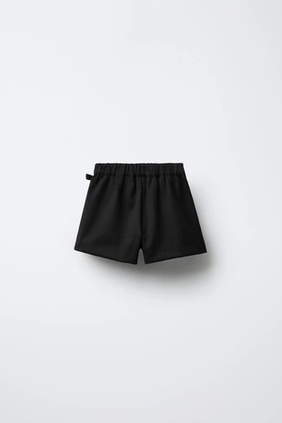 Купить Zara Юбка-шорты со складками и пряжкой
