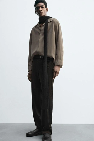 Рубашка поло струящегося покроя- Заказать в России