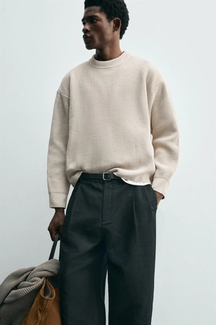 Свитер из шенилловой ткани- Заказать в России