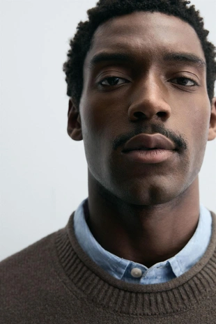 Свитер с рельефной текстурой- Заказать в России