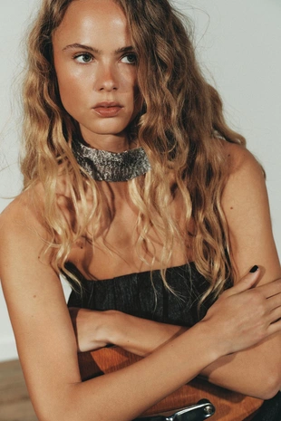 Чокер из металлической сетки- Заказать в России