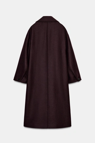 Длинное пальто оверсайз- Заказать в России