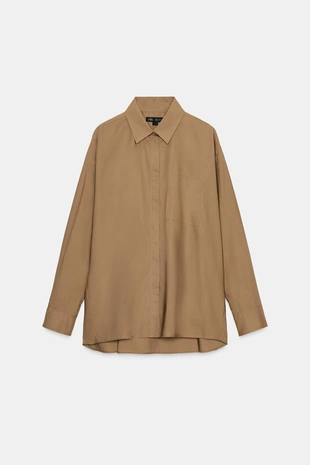 Купить Zara Рубашка оверсайз из коллекции ZW