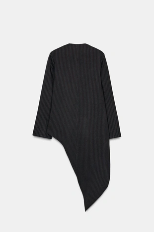 Navy blue | 9267/703/401 - Zara Асимметричный топ в полоску — ZW COLLECTION