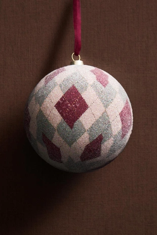 Рождественская игрушка для ёлки DIAMOND BAUBLE- Заказать в России