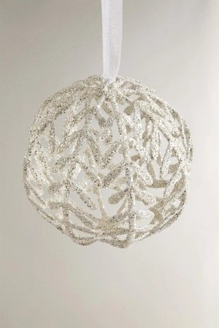 Рождественская игрушка для елки шевронная рыбья кость- Заказать в России