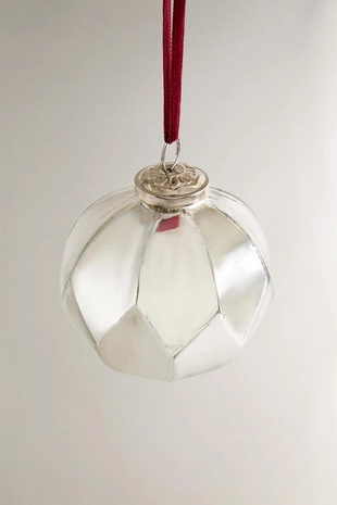 Стеклянный рождественский шар DIAMOND BAUBLE- Заказать в России