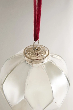 Стеклянный рождественский шар DIAMOND BAUBLE- Заказать в России