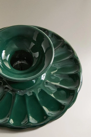 Железный рождественский подсвечник с волнистой тарелкой- Заказать в России