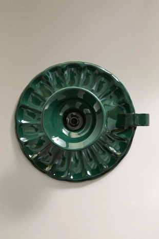 Железный рождественский подсвечник с волнистой тарелкой- Заказать в России