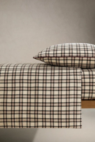 Детское рождественское одеяло из фланели в клетку- Заказать в России