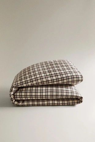 Детское рождественское одеяло из фланели в клетку- Заказать в России