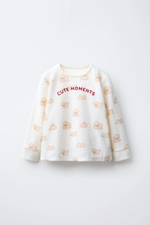 Купить Zara 2-6 лет/ велюровая пижама с собачками