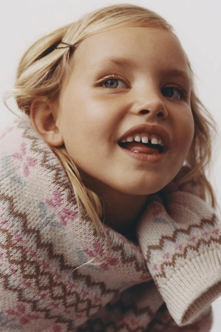 Жаккардовый свитер из смесовой шерсти- Заказать в России