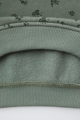 Комплект из толстовки и легинсов с цветочным принтом- Заказать в России