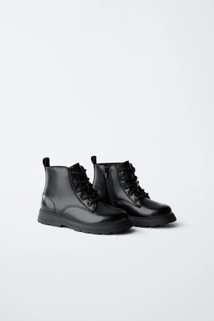 Купить Zara Ботинки со шнуровкой