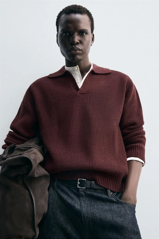 Поло из двухизнаночного трикотажа- Заказать в России