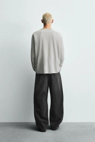 Charcoal | 0840/378/822 - Zara Джинсы RELAXED FIT