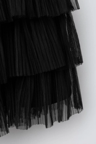 Юбка из полупрозрачной ткани- Заказать в России