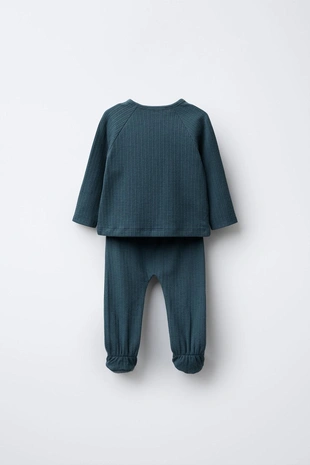 Купить Zara Комплект из футболки и легинсов с рельефным узором