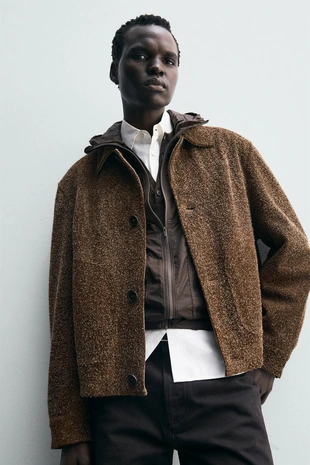 Кожаная куртка из замши- Заказать в России