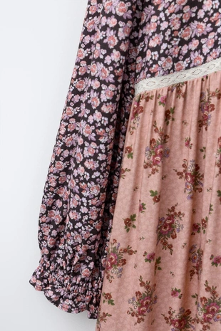 Платье пэчворк цветы- Заказать в России