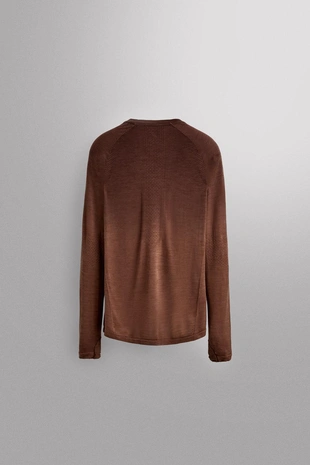 Купить Zara Бесшовная спортивная футболка с контрастными деталями